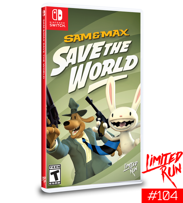 Sam and Max Save the World - Limited Run #104 - Switch - Sealed Video Games Limited Run   