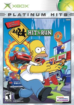 Simspons Hit and Run - Platinum Hits - Xbox - In Case Video Games Microsoft   
