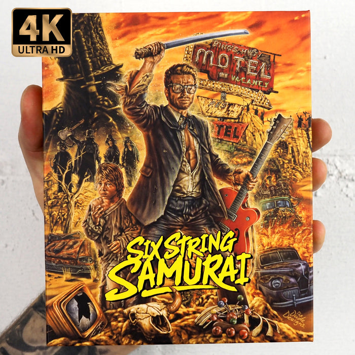Six-String Samurai (VSU) - 4K & Blu-Ray - Sealed Media Vinegar Syndrome   