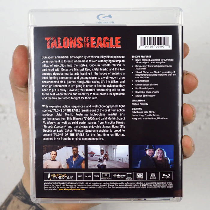 Talons of the Eagle - Limited Edition Slipcover - Blu-Ray - Sealed Media Vinegar Syndrome   