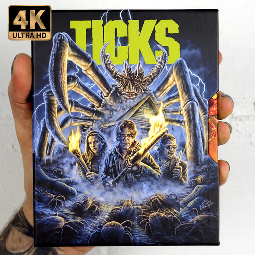 Ticks - Limited Edition Slipcover - 4K UHD & Blu-Ray - Sealed Media Vinegar Syndrome   