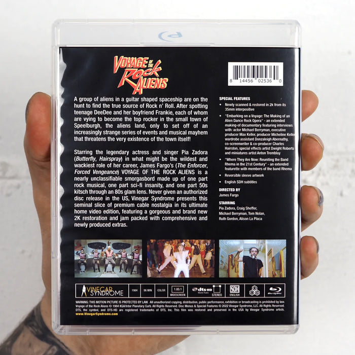 Voyage of the Rock Aliens - Limited Edition Slipcover - Blu-Ray - Sealed Media Vinegar Syndrome   