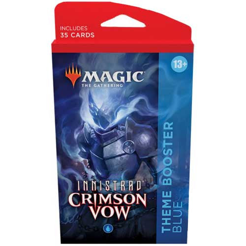 Magic the Gathering CCG: Innistrad - Crimson Vow Theme Booster - Blue CCG WIZARDS OF THE COAST, INC   
