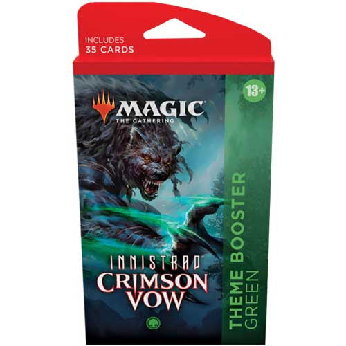 Magic the Gathering CCG: Innistrad - Crimson Vow Theme Booster - Green CCG WIZARDS OF THE COAST, INC   